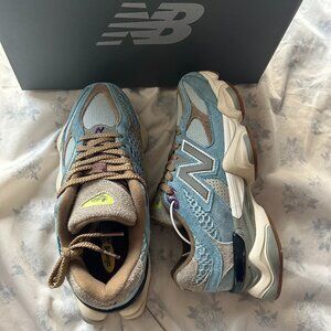 New Balance 9060 Low Top Denim Blue Sneakers